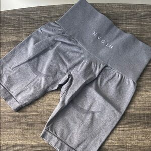 NVGTN Charcoal High-Rise Shorts